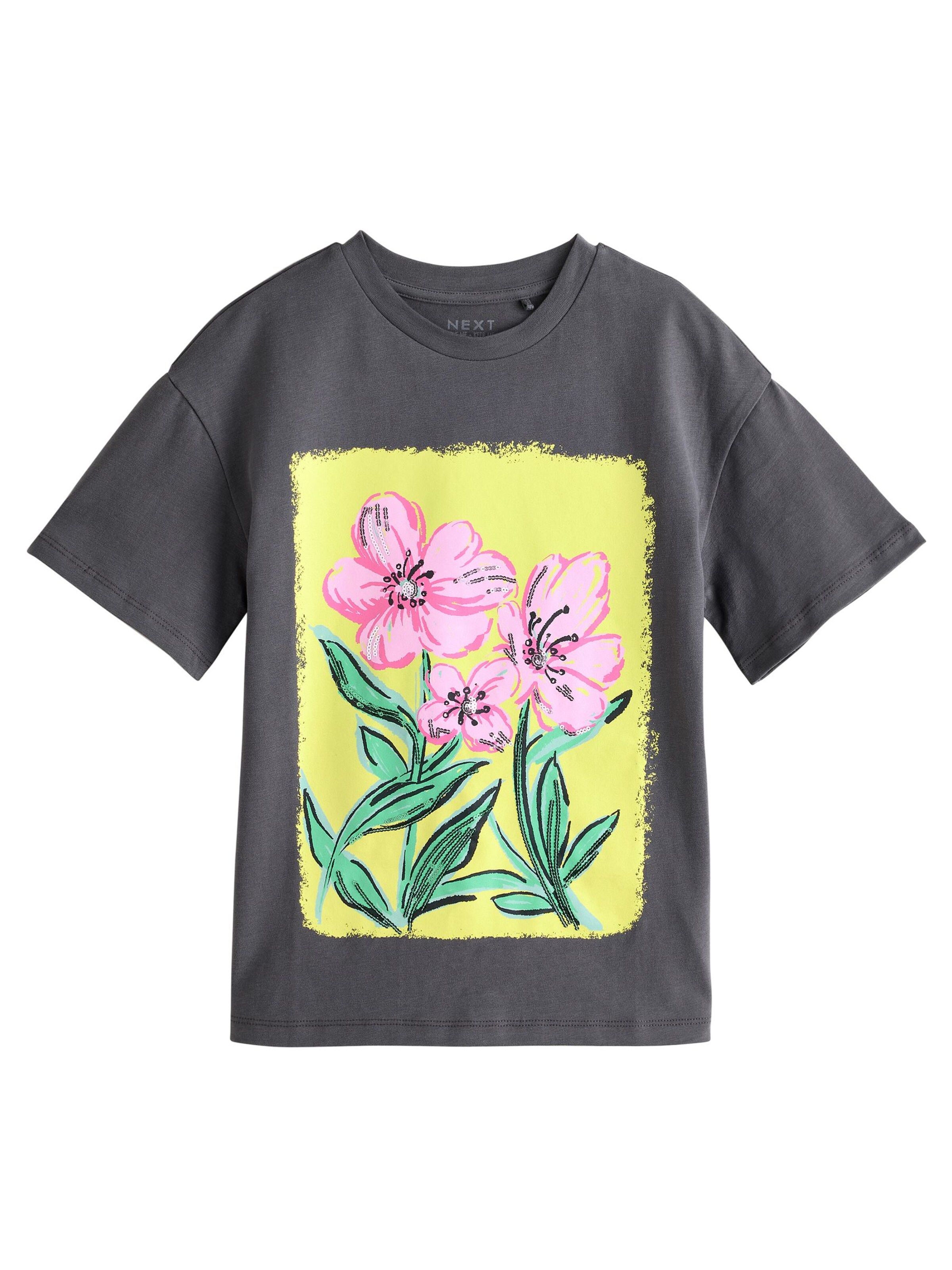 Next Koszulka w kolorze szary: przód