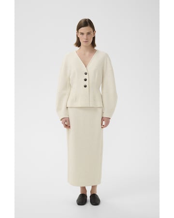 InWear - Sudadera con cremallera 'FariIW VincentIW' en beige