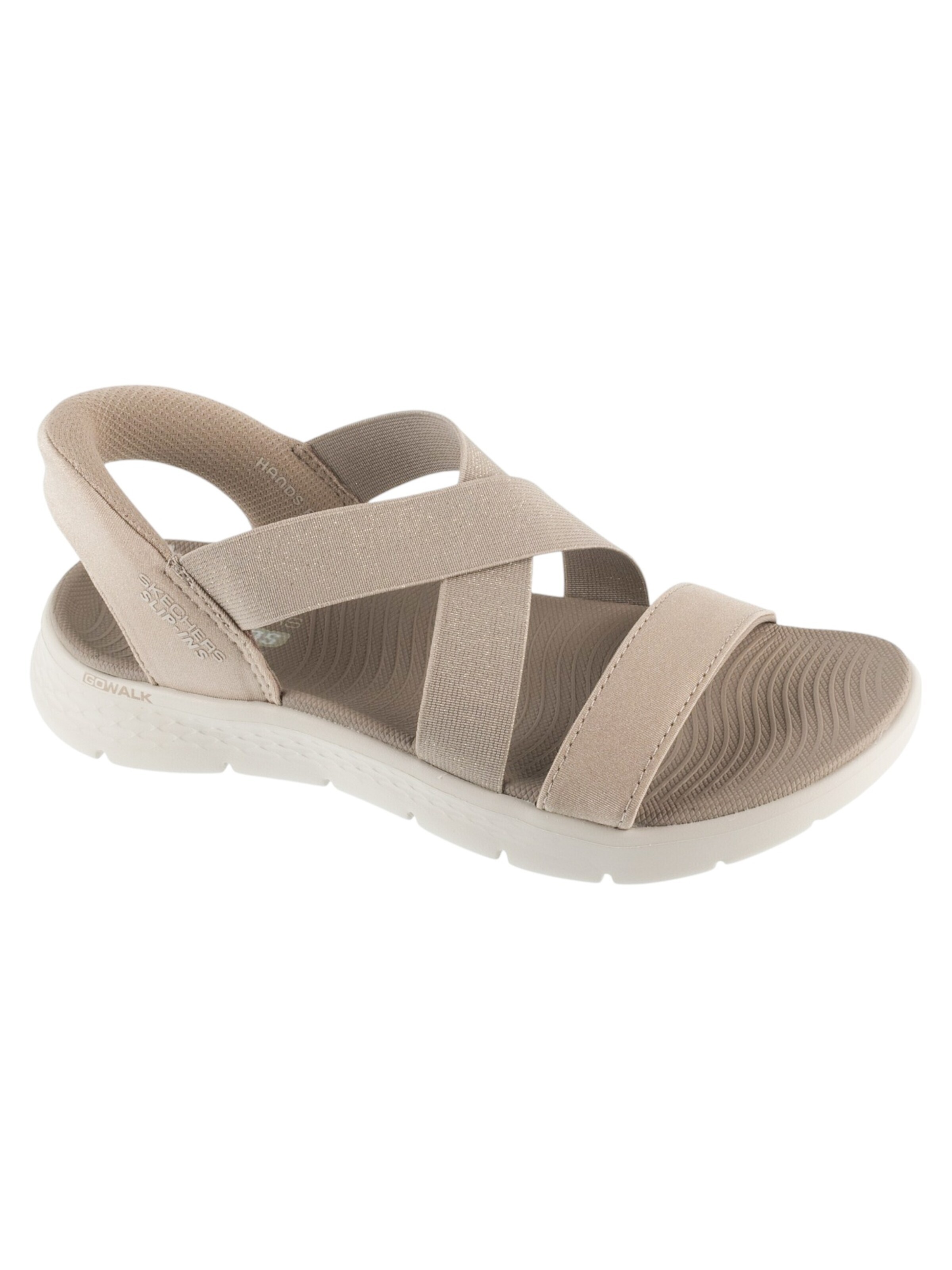 Sandales SKECHERS en beige : devant