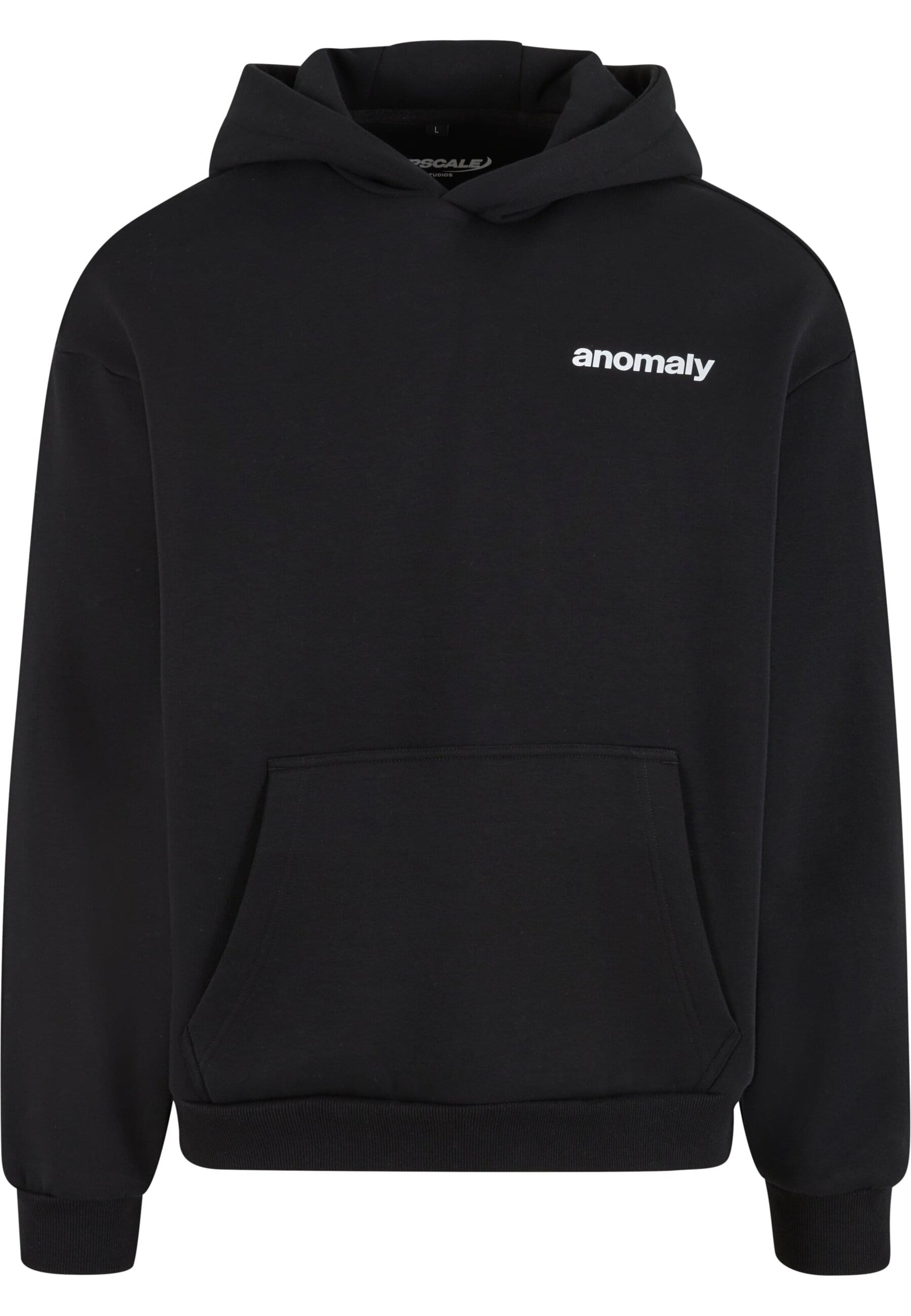 MT Upscale Mikina 'Theory Of Anomaly' – černá: přední strana