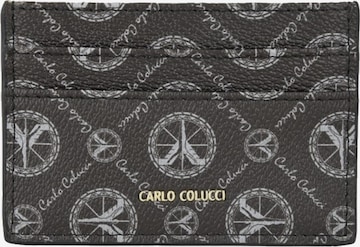 Porte-monnaies 'Chiettini' Carlo Colucci en noir : devant