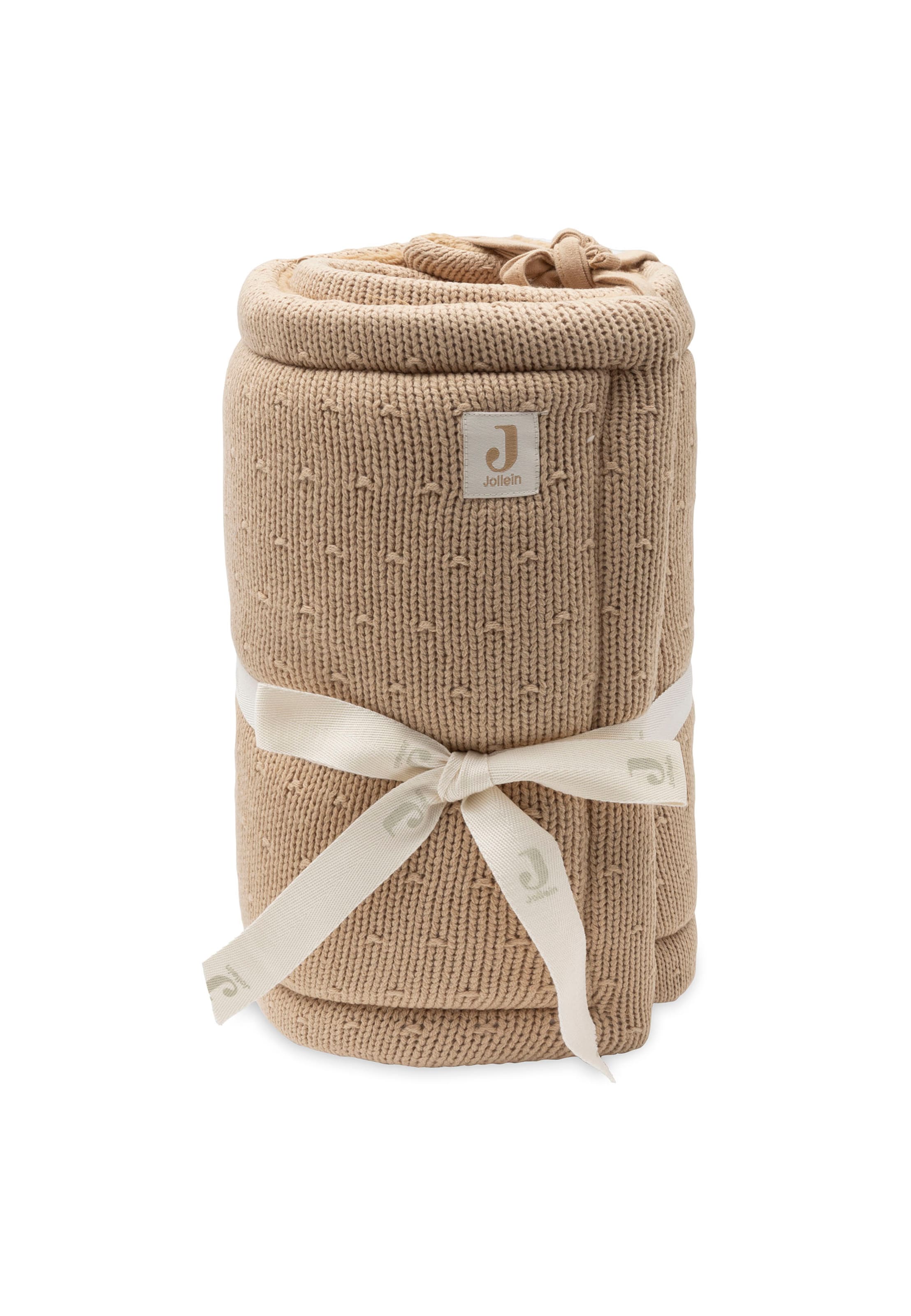 Jollein Bedding 'Sprinkle Knit' in Brown