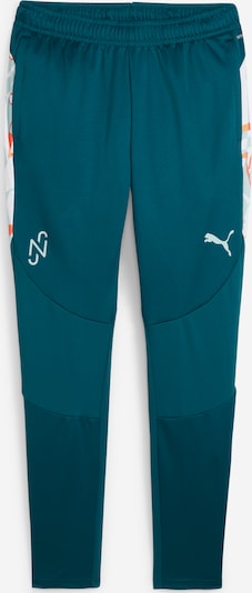 PUMA Sportbroek 'Neymar JR Creativity' in de kleur Turquoise / Cyaan blauw / Oranje / Wit, Productweergave