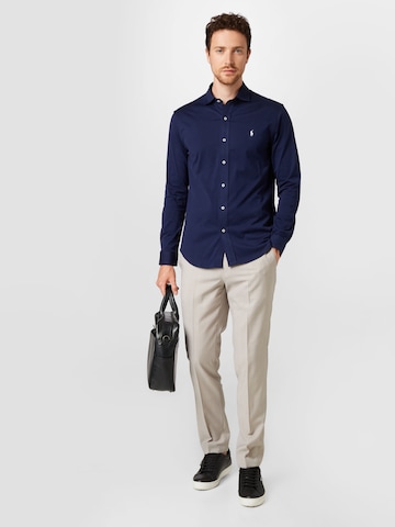 Polo Ralph Lauren Regular fit Zakelijk overhemd in Blauw