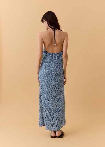 MANGO TEEN Summer Dress 'Ses' in Blue