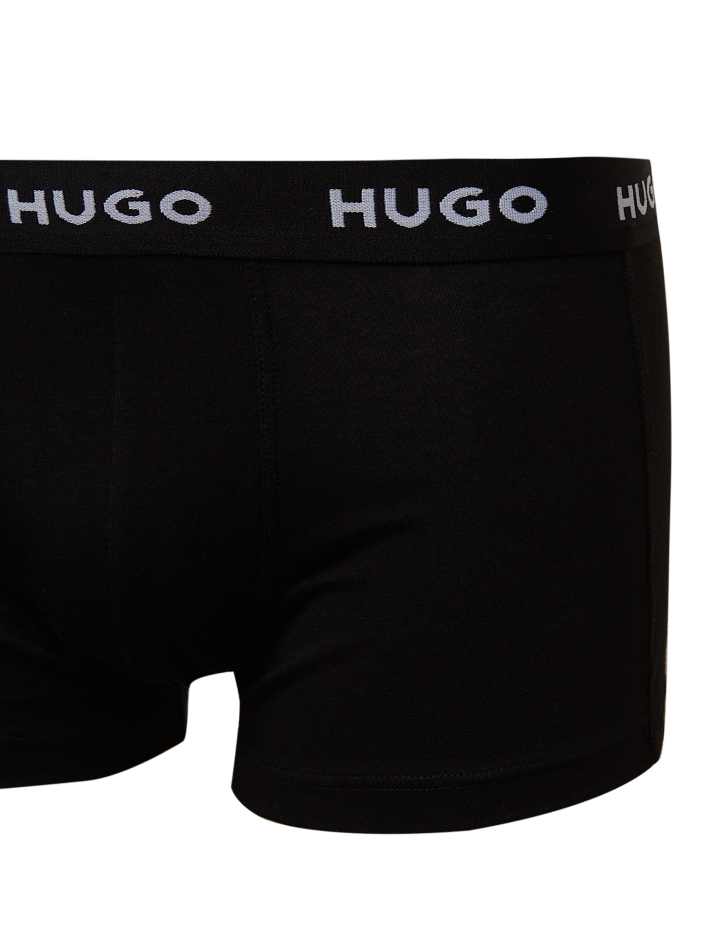 HUGO Regular Bokserishortsit värissä musta