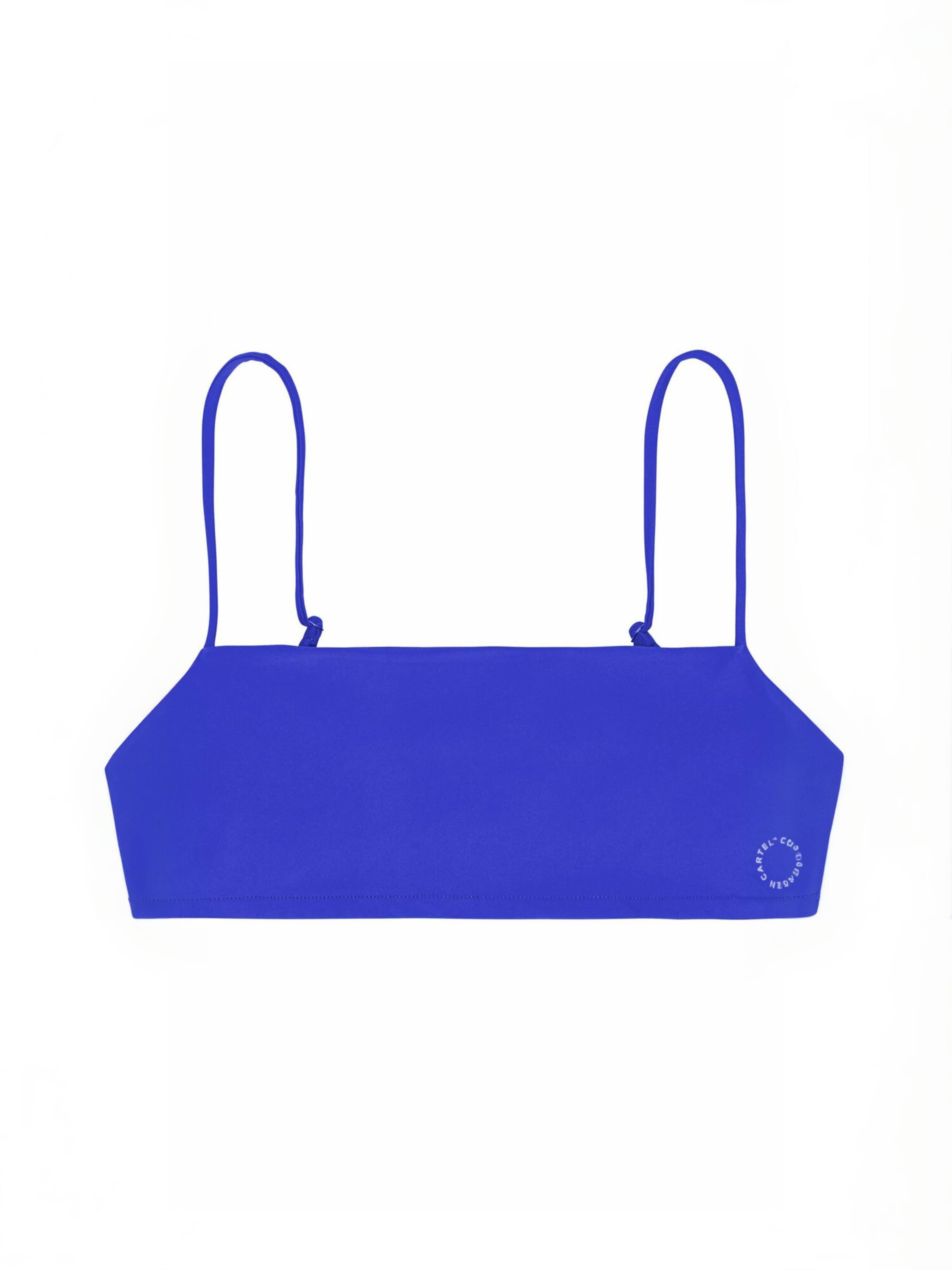 Copenhagen Cartel Bikini top ' Sanur ' in Blau: Vorderseite