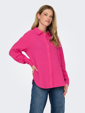 JDY - Blusa 'Theis' em rosa: frente