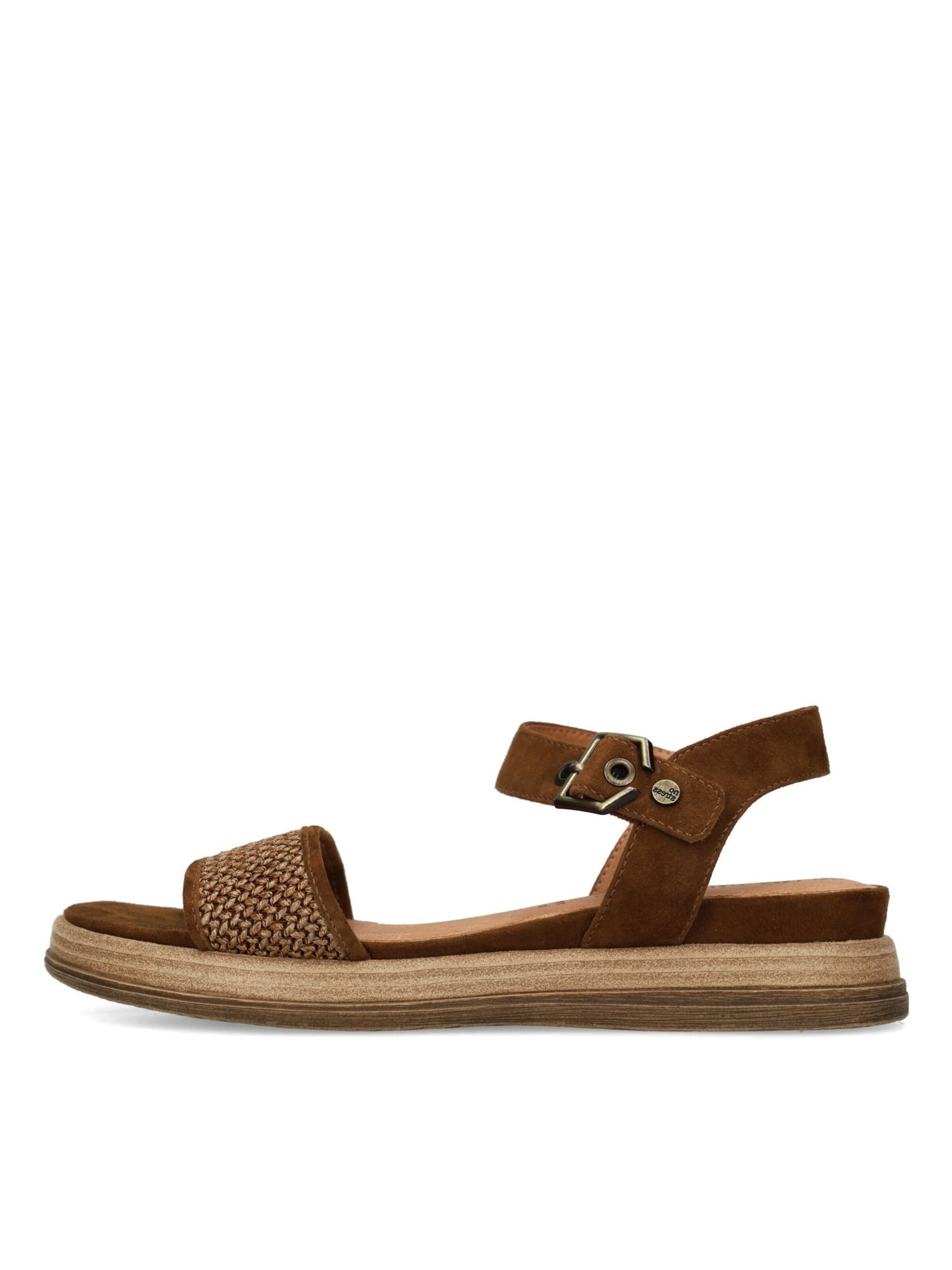 Sandales no stress en marron