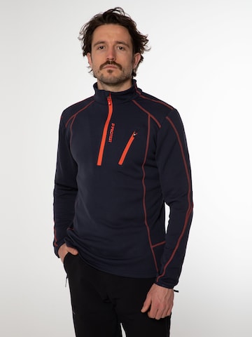 PROTEST Sportsweatshirt 'HUMANS' in Blau: Vorderseite