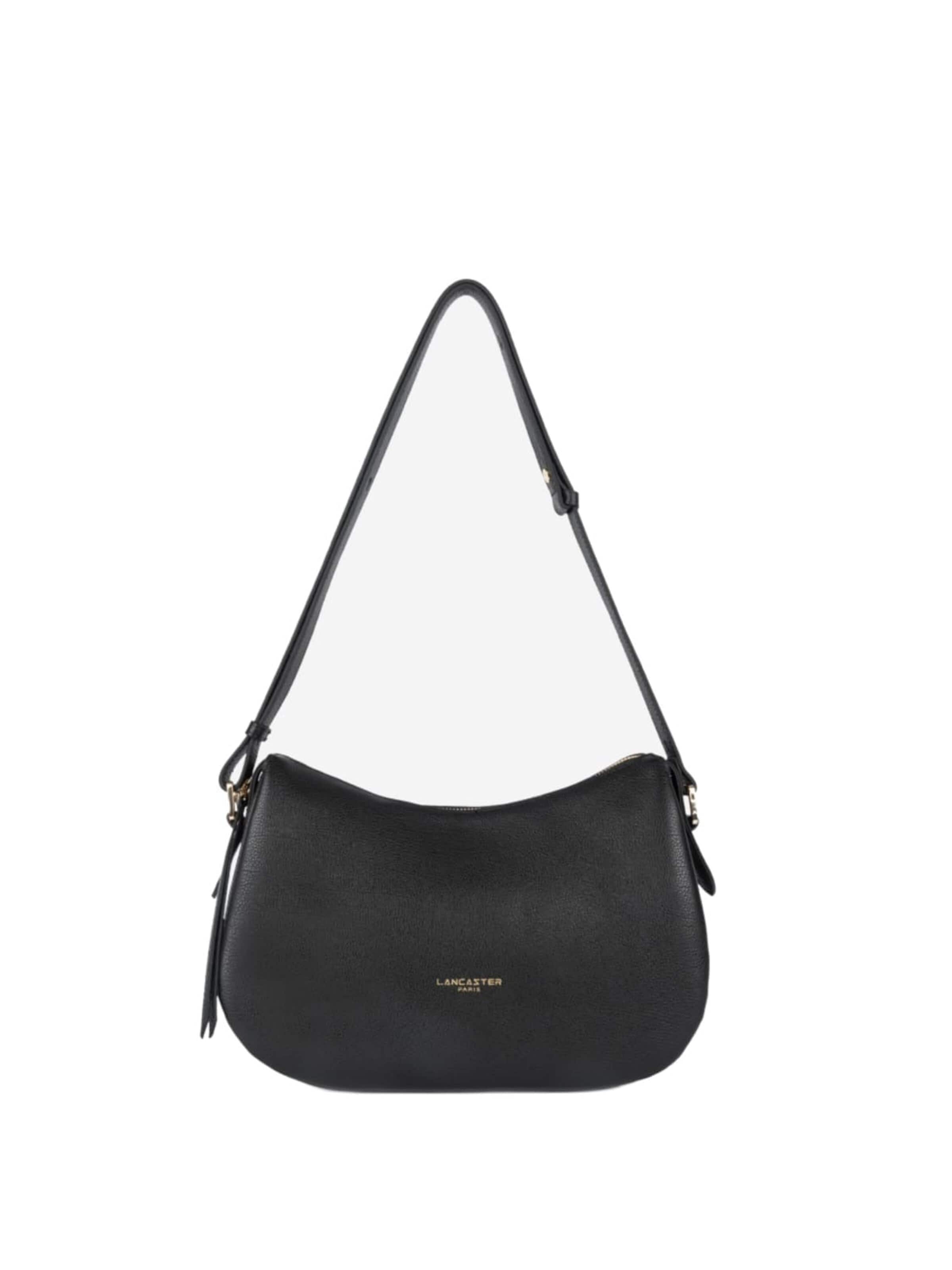 LANCASTER Paris Crossbody Bag 'Dune' in Black: front