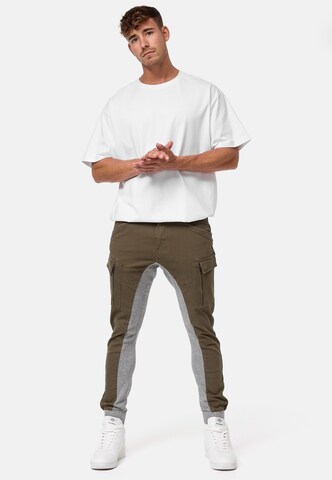 INDICODE JEANS Regular Cargo Pants ' Drogo ' in Green