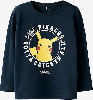 NAME IT Shirt 'NMMVOSRIC POKEMON' in Blue: front