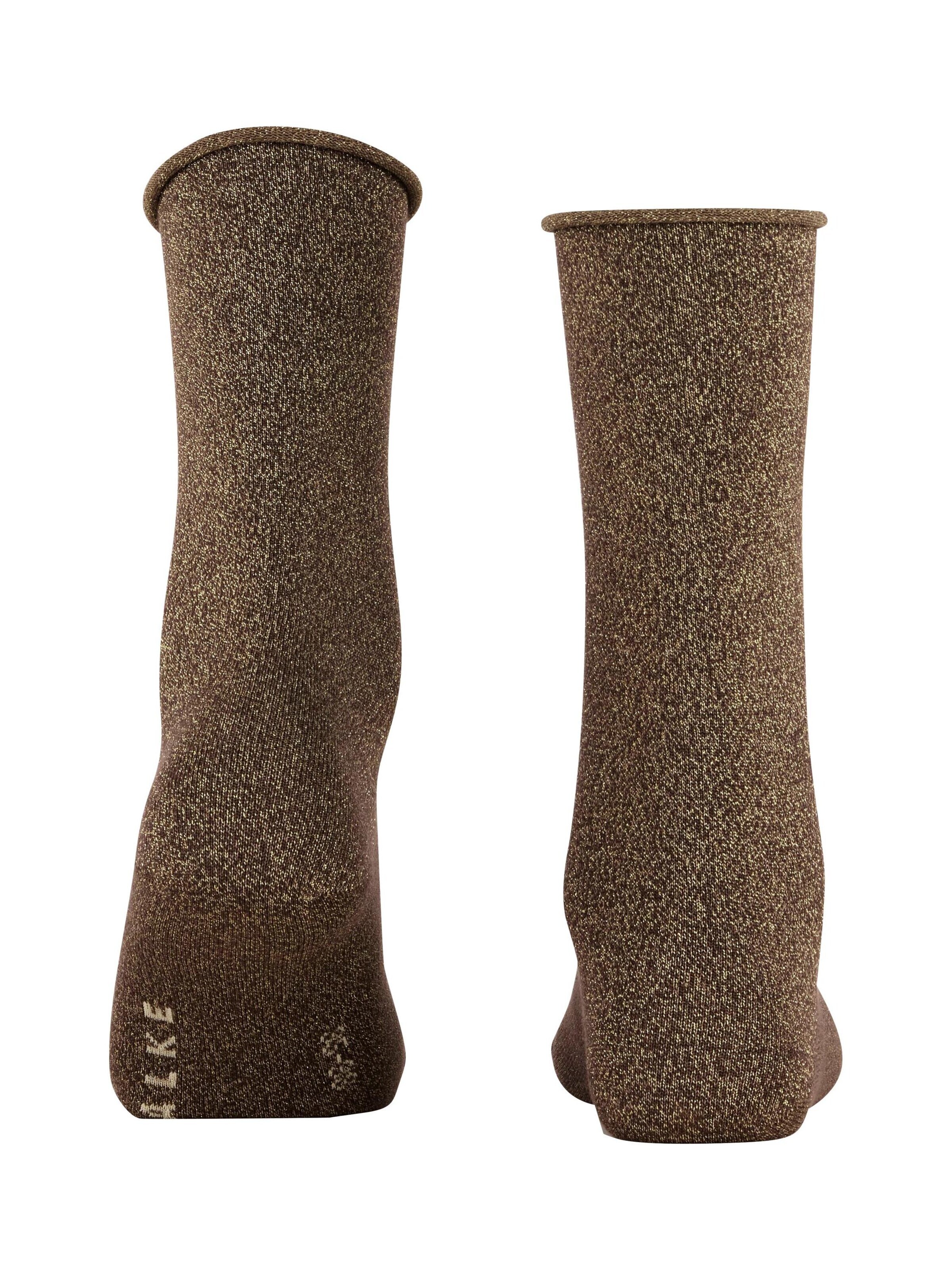 FALKE Socken 'Shiny'‌‌‌‌‌‌‌ in Braun