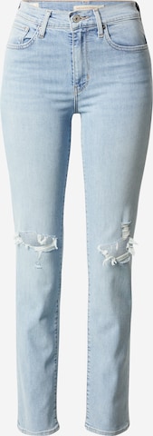 Jean '724 High Rise Straight' LEVI'S ® en bleu : devant