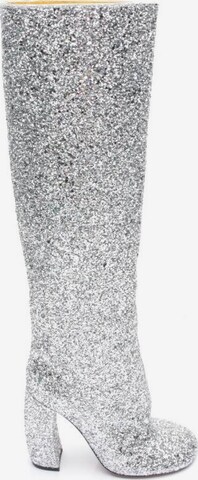 Victoria Beckham Dress Boots in 37 in Silver: front