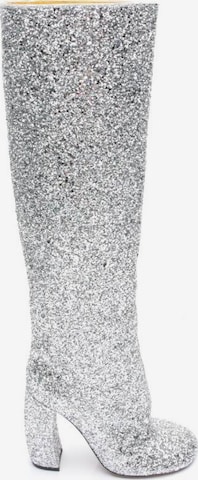 Victoria Beckham Stiefel 37 in Silber: predná strana