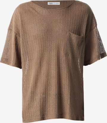 T-Shirt VAMOS CLO en marron : devant