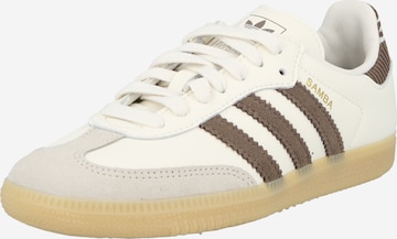 Baskets 'SAMBA' ADIDAS ORIGINALS en blanc : devant