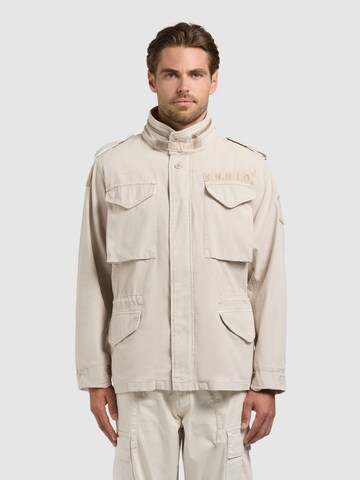 Veste mi-saison 'GENE' khujo en beige : devant