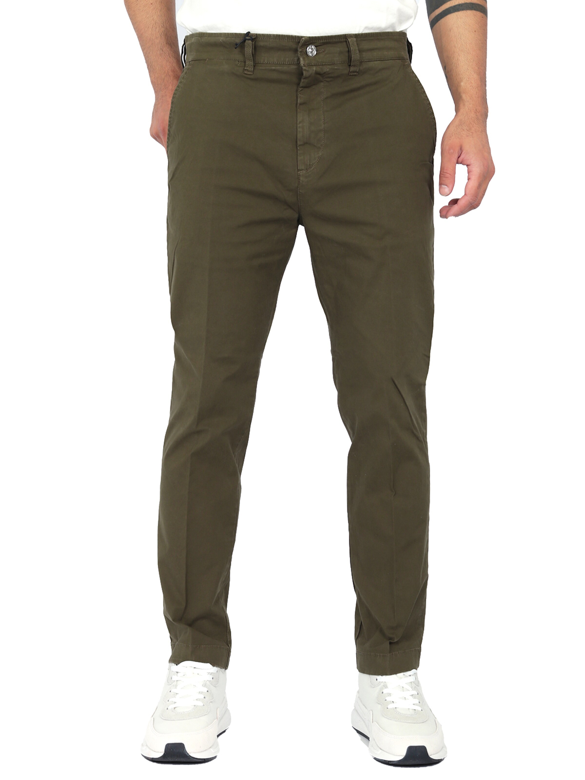 Coupe slim Pantalon chino 'P-PHILLIPE-KA' DIESEL en vert