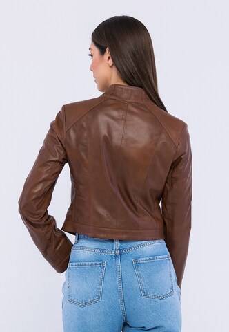 Giorgio di Mare Between-Season Jacket in Brown