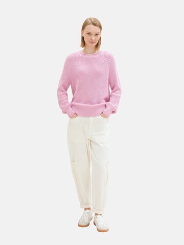 TOM TAILOR DENIM Sweater in Pink