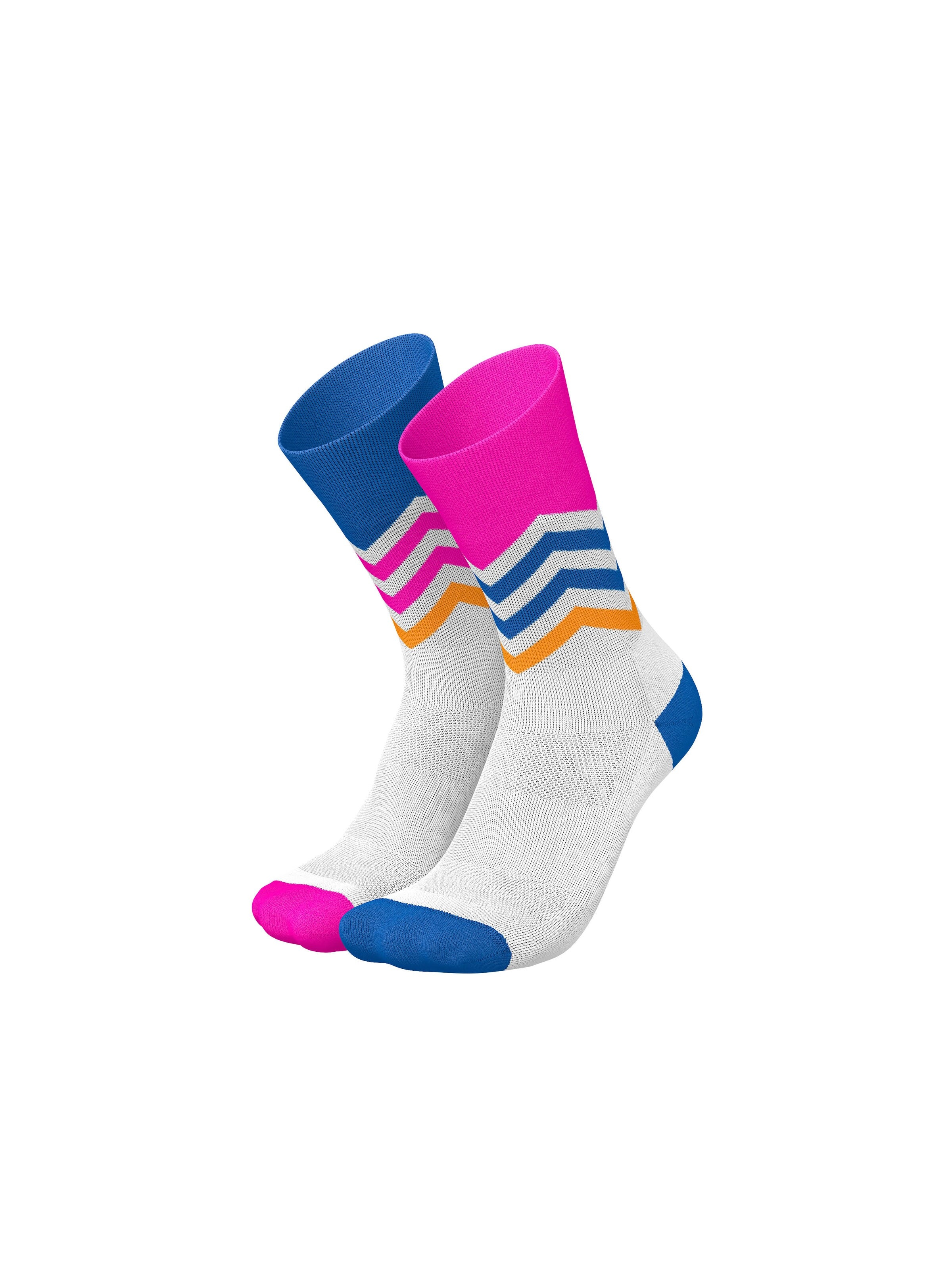 INCYLENCE Athletic Socks 'VOLTS' in Blue: front