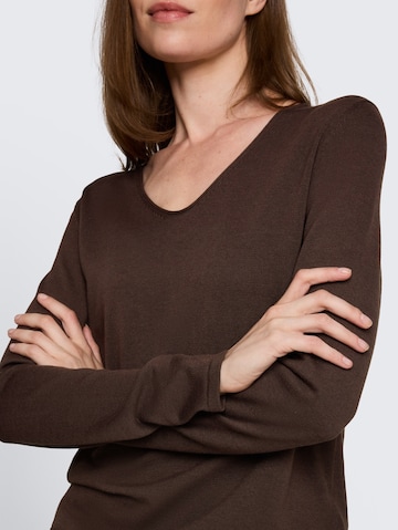 TOM TAILOR Sweater in Brown