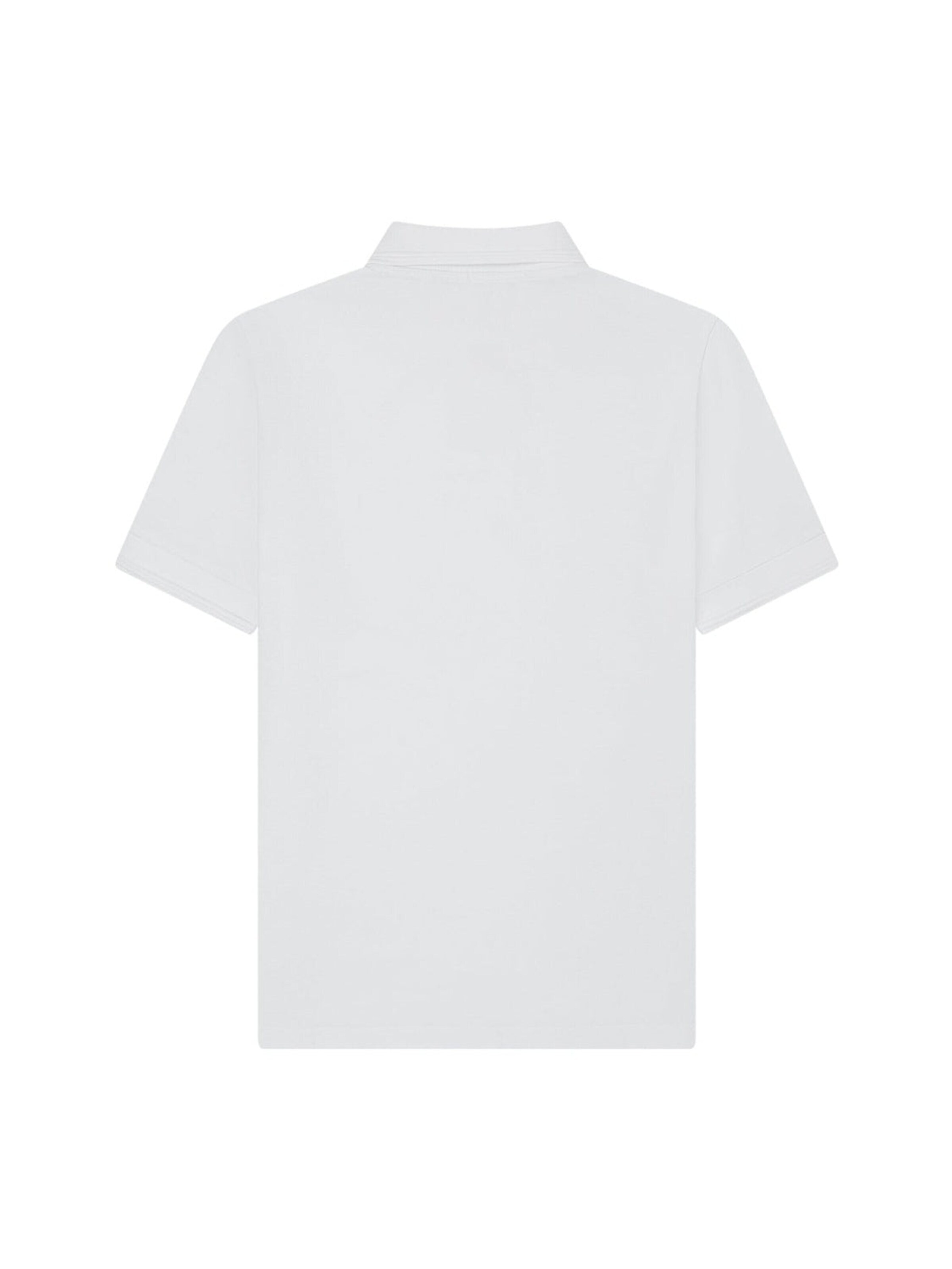 Laurent Vergne Shirt 'Hugo Cotton Pique Polo in White' in White