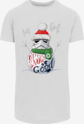 F4NT4STIC T-Shirt 'Star Wars Stromtrooper' in Weiß: predná strana