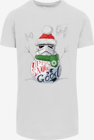F4NT4STIC Shirt 'Star Wars Stromtrooper' in White: front