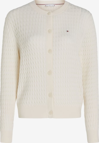 TOMMY HILFIGER Strickjacke in Weiß: Vorderseite