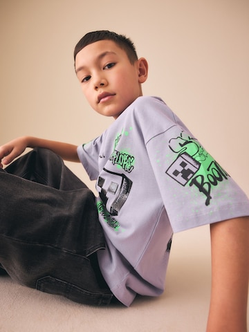 T-Shirt 'Minecraft' Next en violet