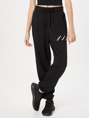 ADIDAS ORIGINALS Tapered Broek in Zwart: voorkant