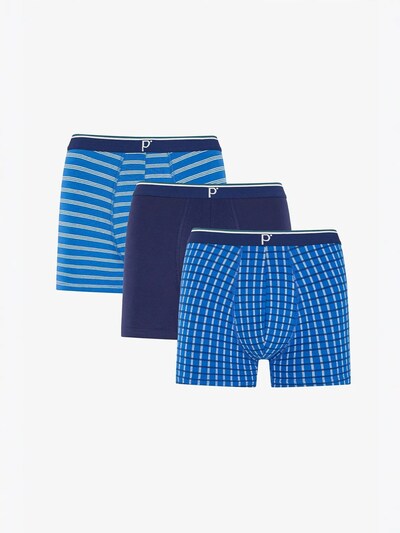 Penti Boxers 'PENTI Herren Boxershorts 3er-Pack mit geometrischem Karomuster' en S en mélange de couleurs, Vue avec produit