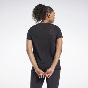 Tricou funcțional de la Reebok pe negru