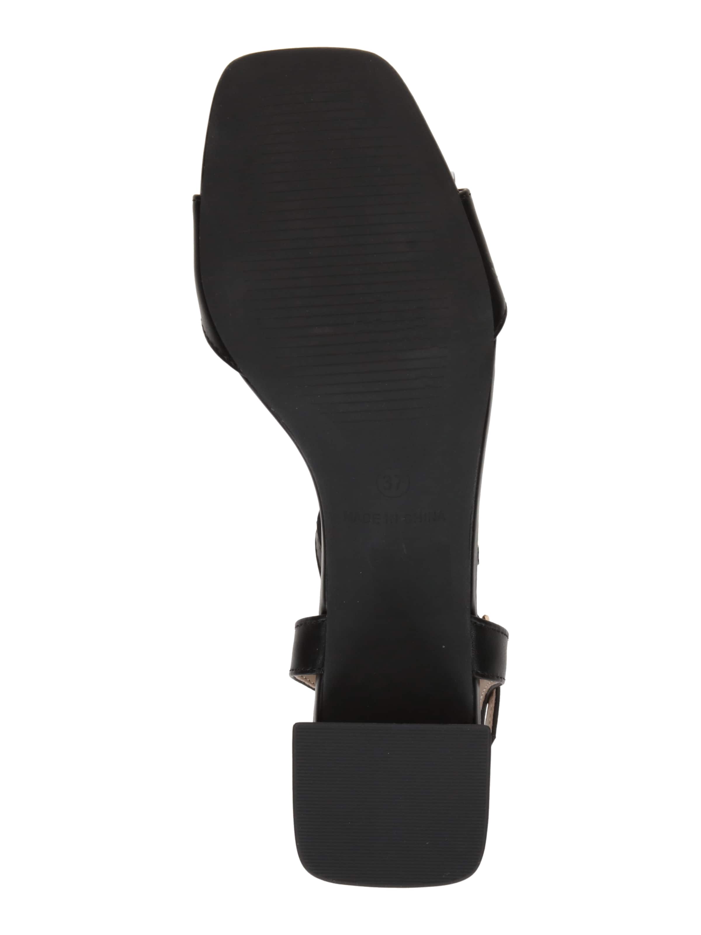 Sandale cu baretă 'GLAMOUR' de la Raid pe negru