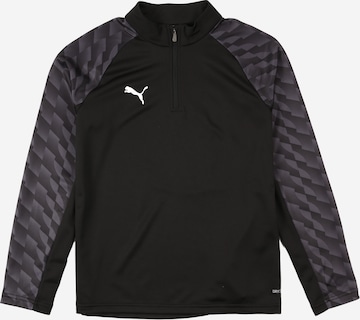 PUMA Functioneel shirt 'TeamLIGA26' in Zwart: voorkant