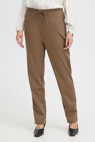 Fransa Regular Hose 'BLAZER ' in Braun: Vorderseite