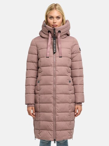 NAVAHOO Mantel 'N036' in Lila: Vorderseite