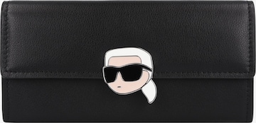 Porte-monnaies 'Ikoni2.0' Karl Lagerfeld en noir : devant