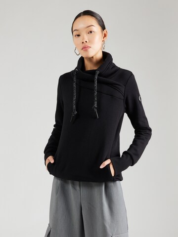 Ragwear Sweatshirt 'NESKA' in Zwart: voorkant