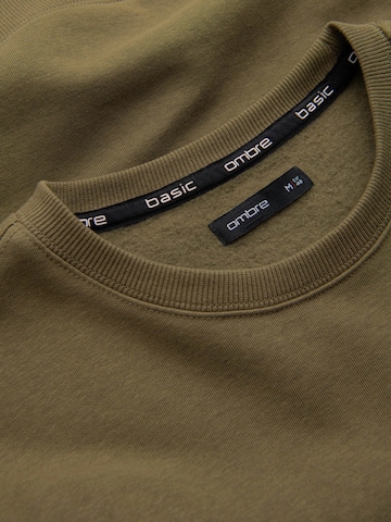 Ombre Sweatshirt 'OM-SSBN-0159' in Groen