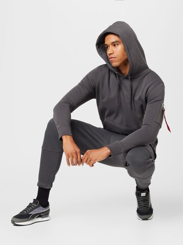 ALPHA INDUSTRIES Sweatshirt in Grey