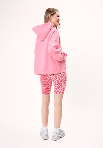 OH APRIL - Sudadera con cremallera 'Flower' en rosa