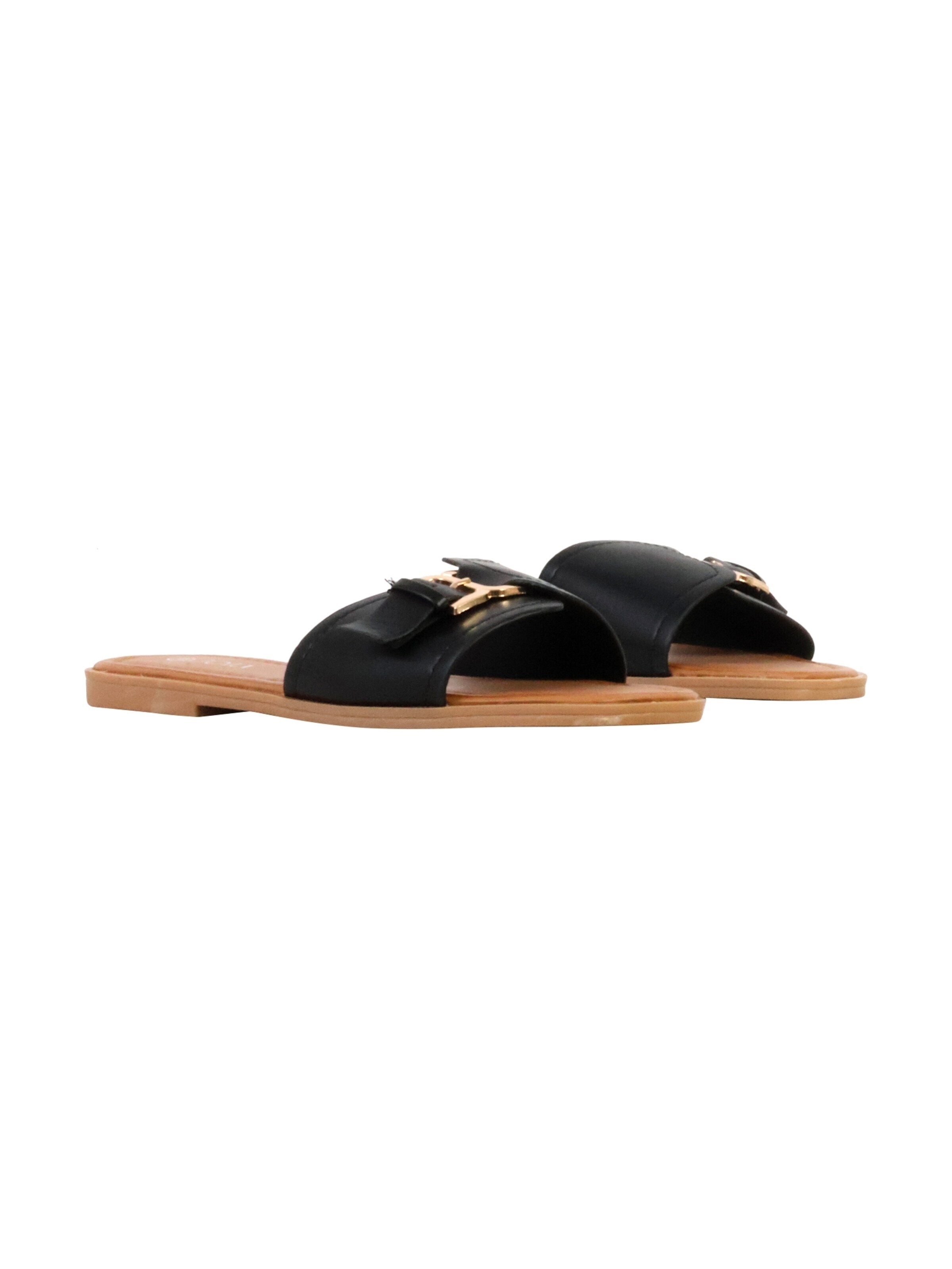 Joia - Sandalias 'Flache Sandalen zum Hineinschlüpfen' en negro
