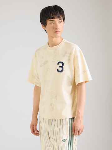ADIDAS ORIGINALS Shirt 'Varsity' in Beige: front