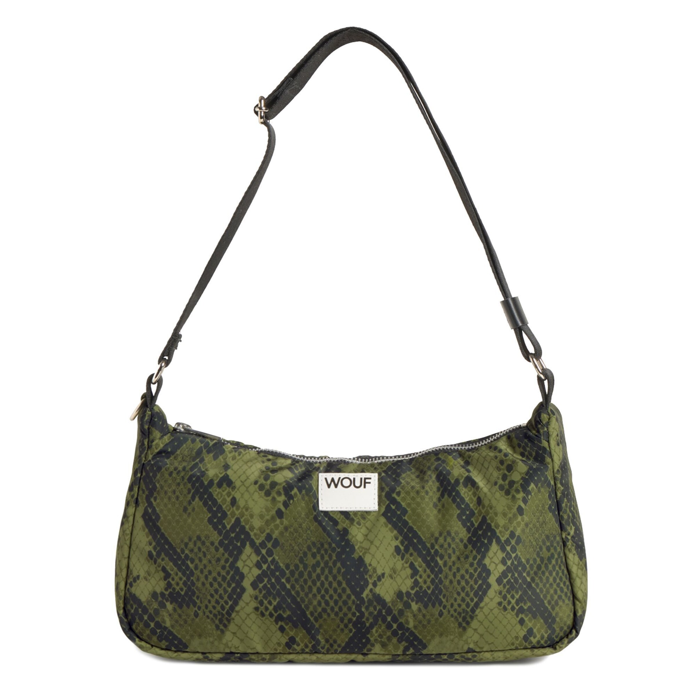 Wouf Schultertasche 'Studio' in Grün: Vorderseite