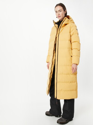 BRUNOTTI Pitkä takki ulkoiluun 'Bigsur' värissä keltainen